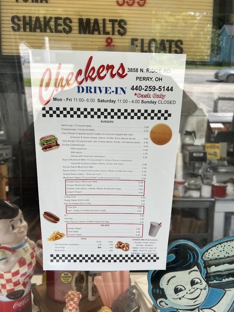 Checkers Drive-In Home of the best Burger in the World Menu image 1